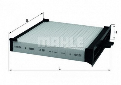 MAHLE la227 -  Фильтр воздуха в салоне