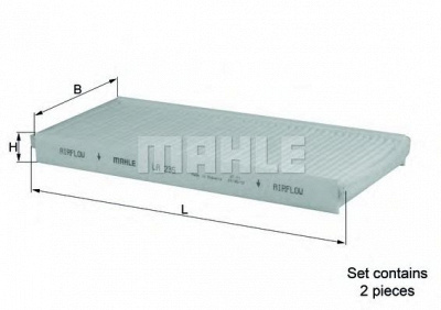 MAHLE la235s -  Фильтр воздуха в салоне