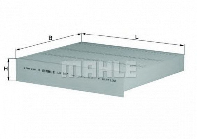 MAHLE la297 -  Фильтр воздуха в салоне