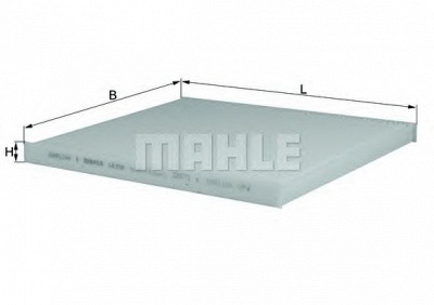 MAHLE la298 -  Фильтр воздуха в салоне