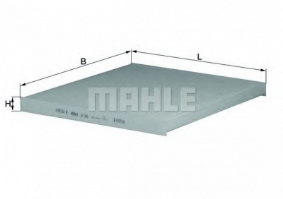 MAHLE la306 -  Фильтр воздуха в салоне