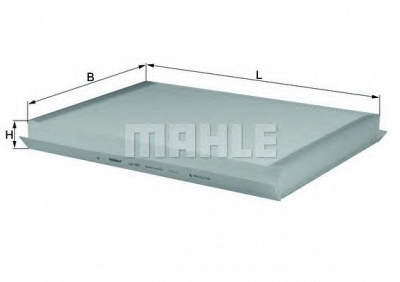 MAHLE la307 -  Фильтр воздуха в салоне