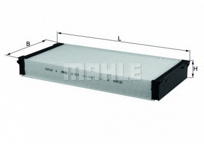 MAHLE la322 -  Фильтр воздуха в салоне
