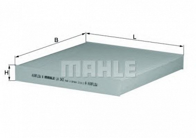 MAHLE la343 -  Фильтр воздуха в салоне