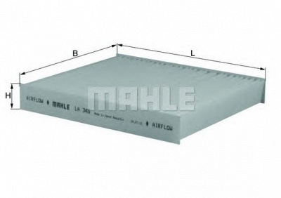 MAHLE la345 -  Фильтр воздуха в салоне