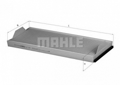 MAHLE la358 -  Фильтр воздуха в салоне