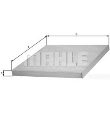 MAHLE la411 -  Фильтр воздуха в салоне