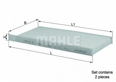 MAHLE la468s -  Фильтр воздуха в салоне