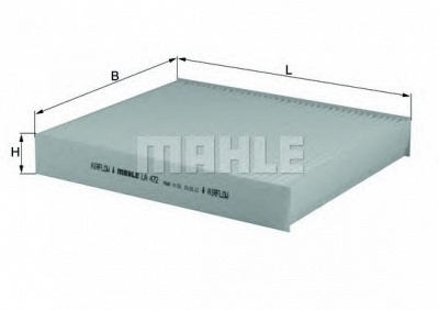 MAHLE la472 -  Фильтр воздуха в салоне