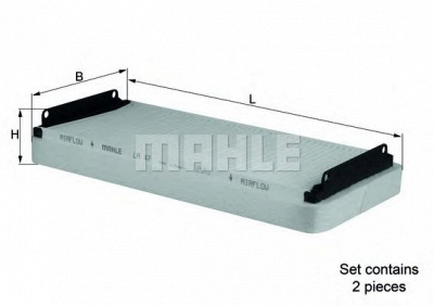 MAHLE la47s -  Фильтр воздуха в салоне