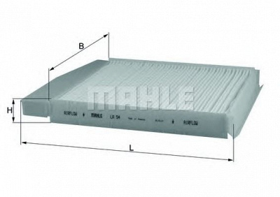 MAHLE la54 -  Фильтр воздуха в салоне
