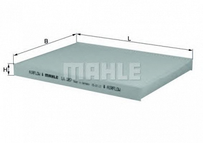 MAHLE la587 -  Фильтр воздуха в салоне
