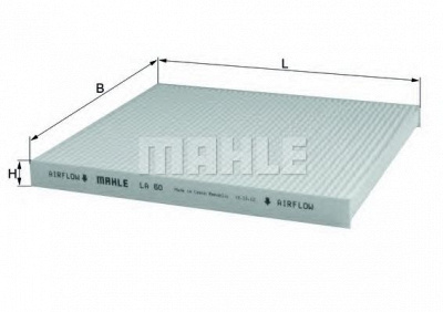 MAHLE la60 -  Фильтр воздуха в салоне