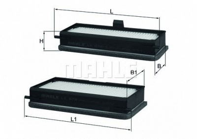MAHLE la679s -  Фильтр воздуха в салоне