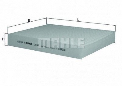 MAHLE la686 -  Фильтр воздуха в салоне