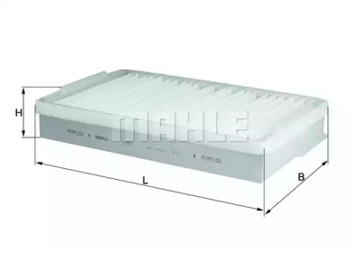 MAHLE la71 -  Фильтр воздуха в салоне