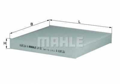 MAHLE la82 -  Фильтр воздуха в салоне