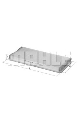 MAHLE la83 -  Фильтр воздуха в салоне