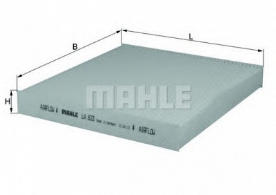 MAHLE la833 -  Фильтр воздуха в салоне