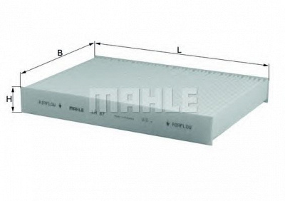 MAHLE la87 -  Фильтр воздуха в салоне