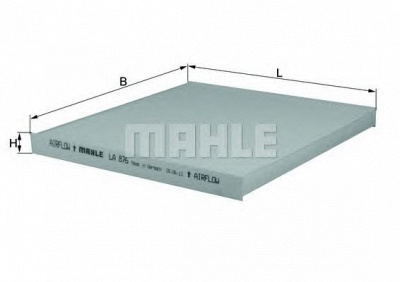 MAHLE la876 -  Фильтр воздуха в салоне