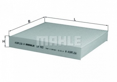 MAHLE la922 -  Фильтр воздуха в салоне
