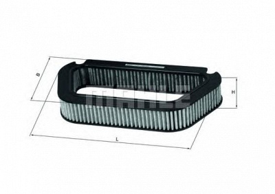 MAHLE lak176 -  Фильтр воздуха в салоне