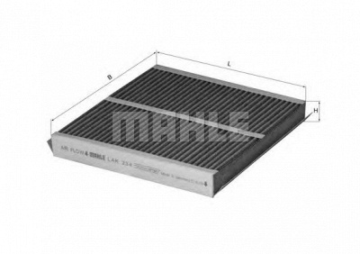 MAHLE lak234 -  Фильтр воздуха в салоне