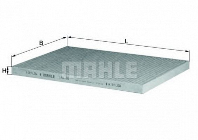 MAHLE lak36 -  Фильтр воздуха в салоне
