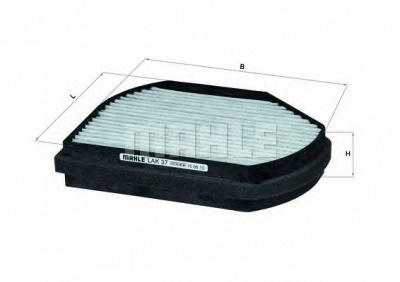 MAHLE lak37 -  Фильтр воздуха в салоне