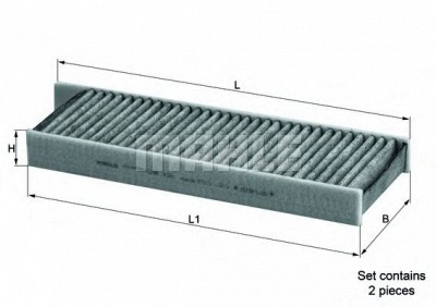 MAHLE lak428s -  Фильтр воздуха в салоне