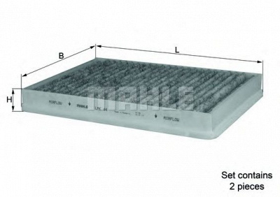 MAHLE lak44 -  Фильтр воздуха в салоне