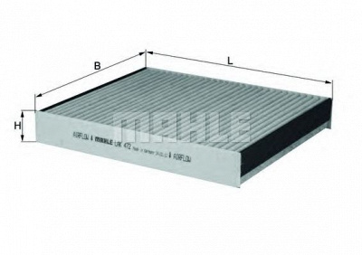 MAHLE lak472 -  Фильтр воздуха в салоне