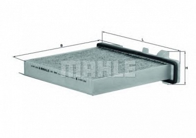 MAHLE lak589 -  Фильтр воздуха в салоне