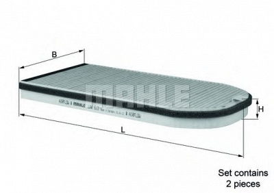 MAHLE lak613s -  Фильтр воздуха в салоне