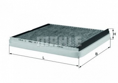 MAHLE lak74 -  Фильтр воздуха в салоне