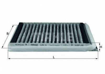 MAHLE lak8 -  Фильтр воздуха в салоне