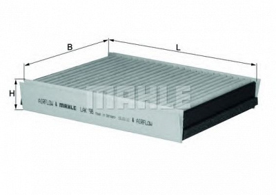 MAHLE lak98 -  Фильтр воздуха в салоне