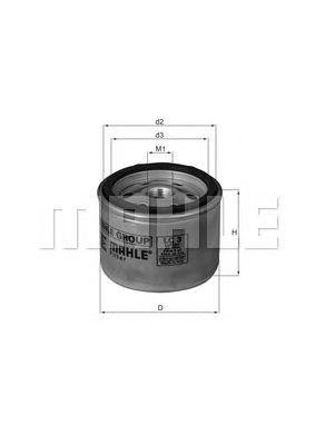 MAHLE lc3 -  Воздушный фильтр