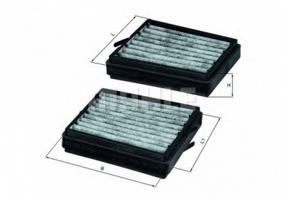 MAHLE lkk116s -  Фильтр воздуха в салоне