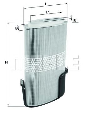 MAHLE lx10096 -  Воздушный фильтр