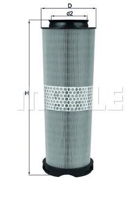MAHLE lx10201 -  Воздушный фильтр