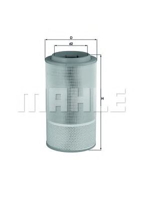 MAHLE lx1024 -  Воздушный фильтр