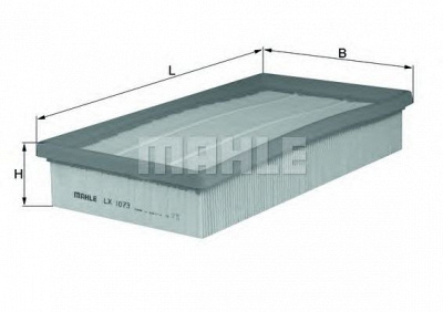 MAHLE lx1073 -  Воздушный фильтр