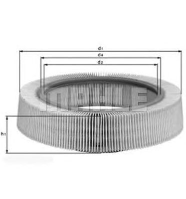 MAHLE lx114 -  Воздушный фильтр