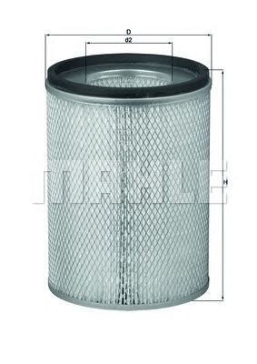 MAHLE lx116 -  Воздушный фильтр