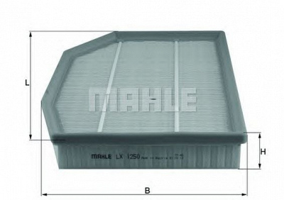MAHLE lx1250 -  Воздушный фильтр