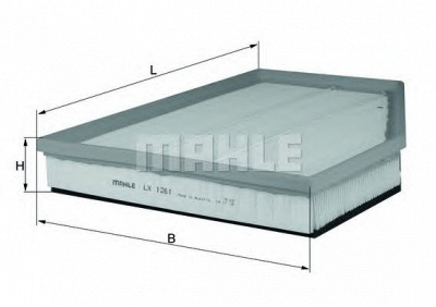 MAHLE lx1261 -  Воздушный фильтр