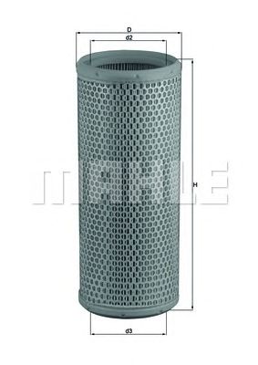 MAHLE lx147 -  Воздушный фильтр