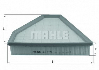 MAHLE lx1478 -  Воздушный фильтр